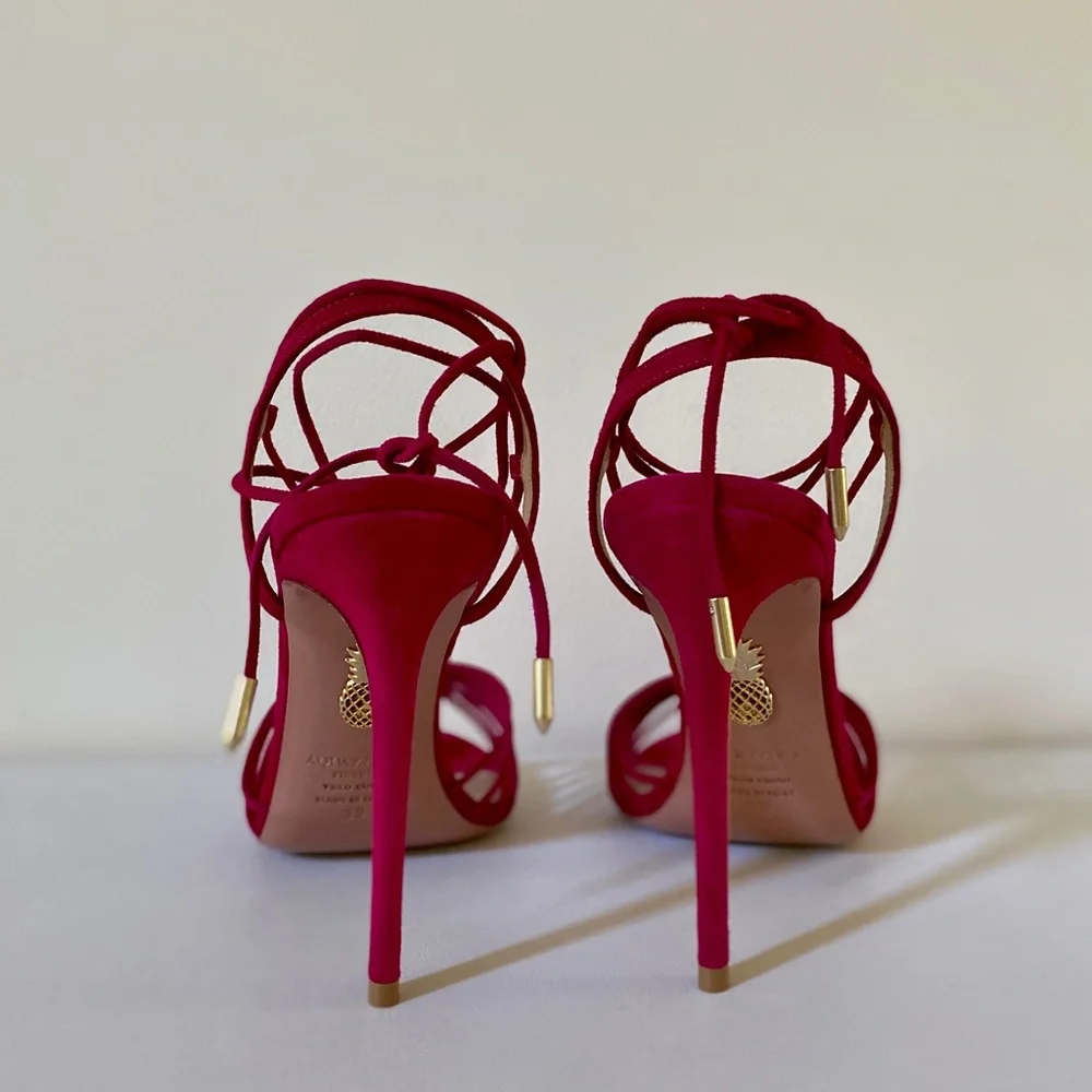 Aquazzura suede stiletto